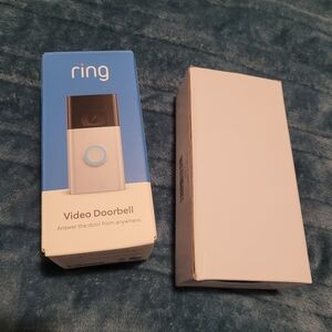 Ring Video Doorbell in Blue and Gray